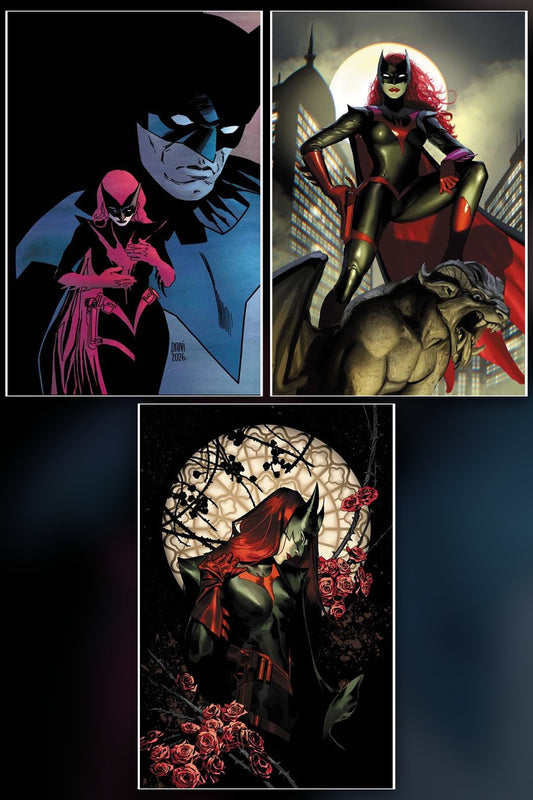 Batwoman #9 cover collage