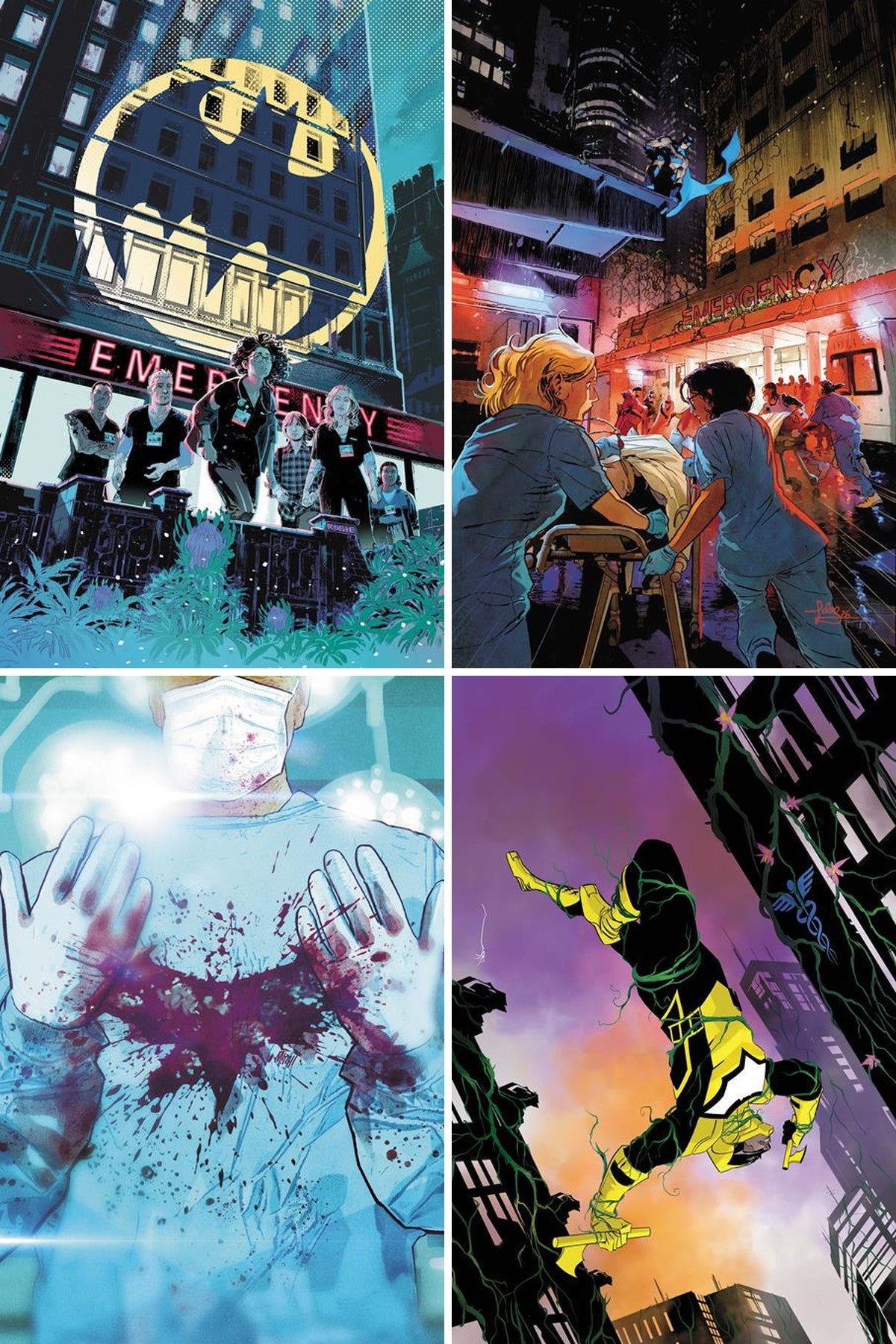 Batman Bad Seeds: Gotham General #1 (Of 2) cover collage