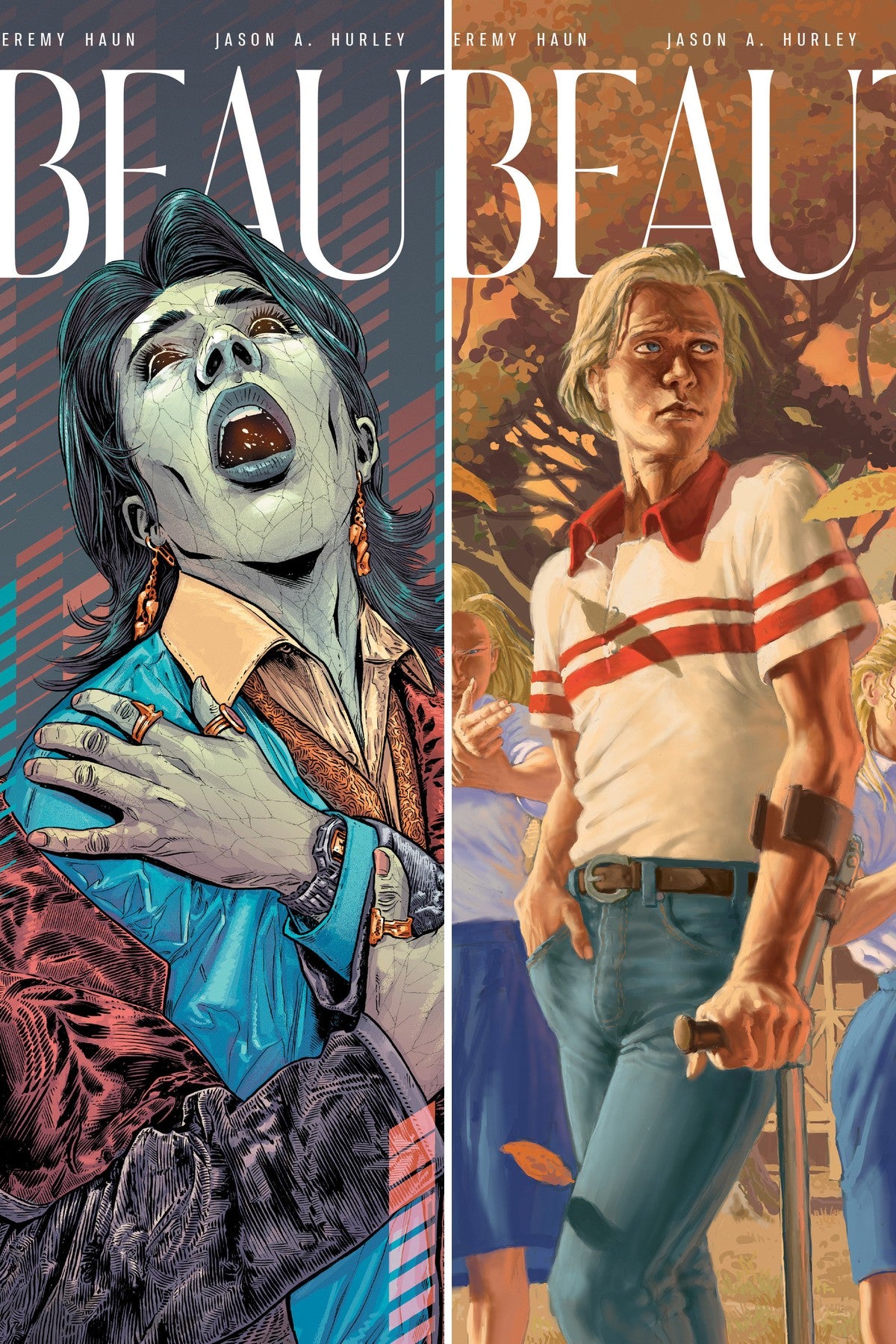 The Beauty (2025) #10 cover collage