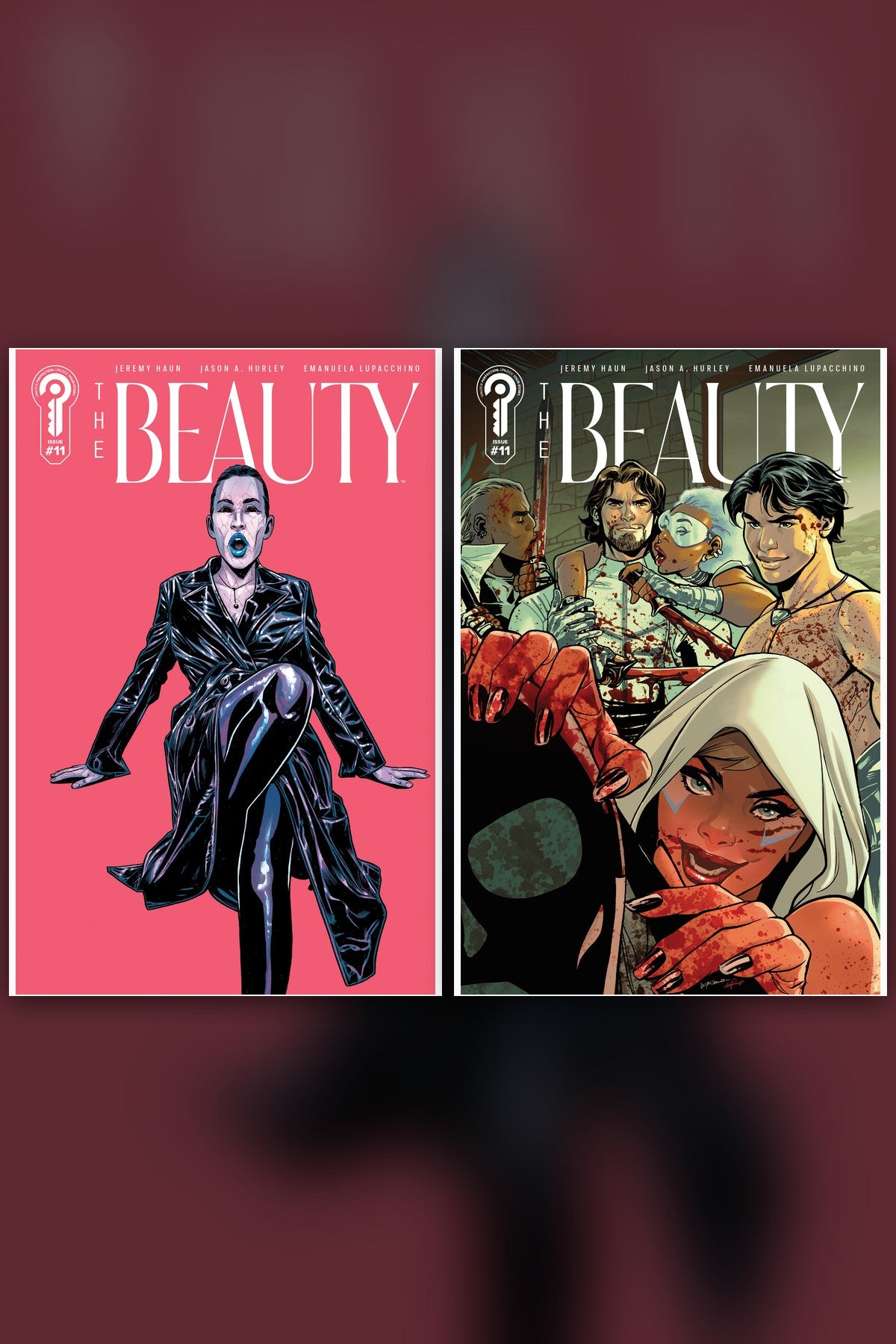The Beauty #11 cover collage