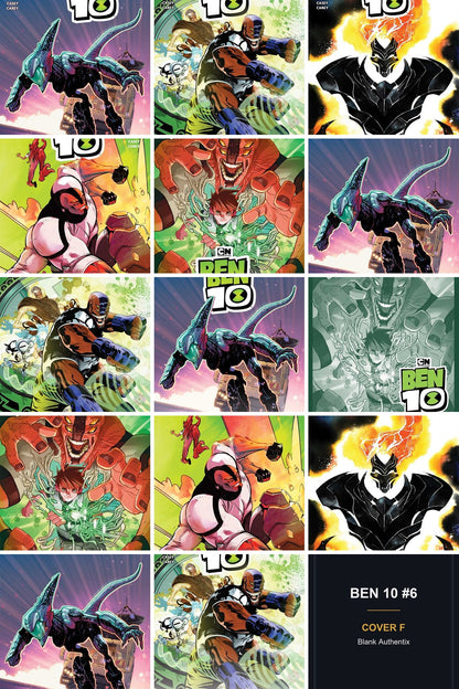 Ben 10 #6 cover collage - Cover F art coming soon
