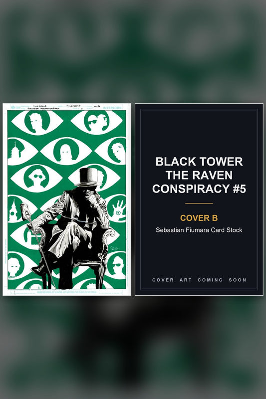 Black Tower The Raven Conspiracy #5 cover collage - Cover B art coming soon