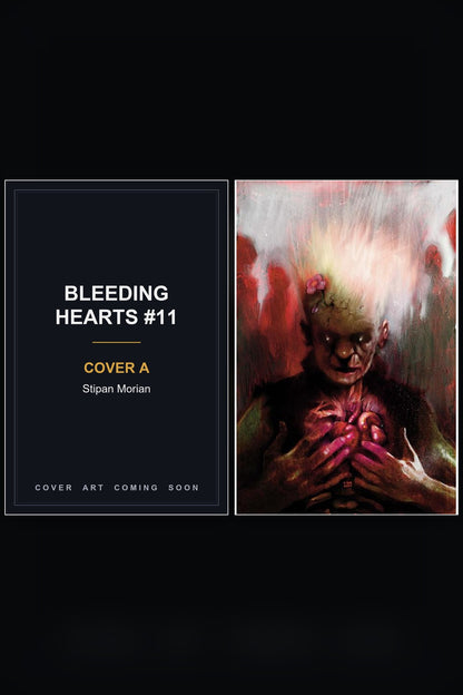 Bleeding Hearts #11 cover collage - Cover A art coming soon