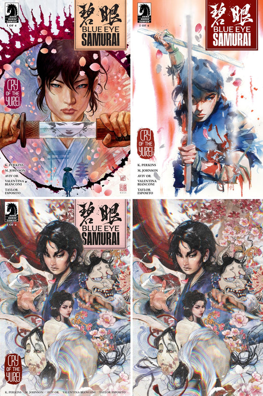 Blue Eye Samurai: Cry of the Yurei #1 cover collage