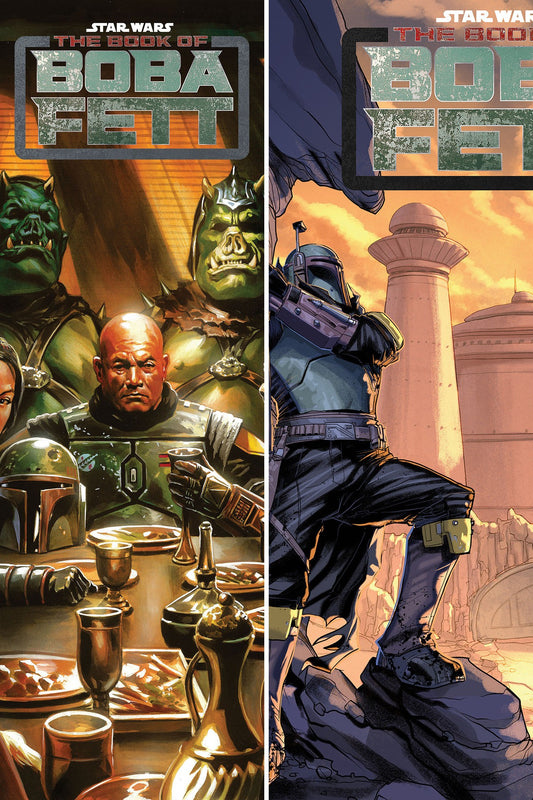 STAR WARS: THE BOOK OF BOBA FETT #4 cover collage