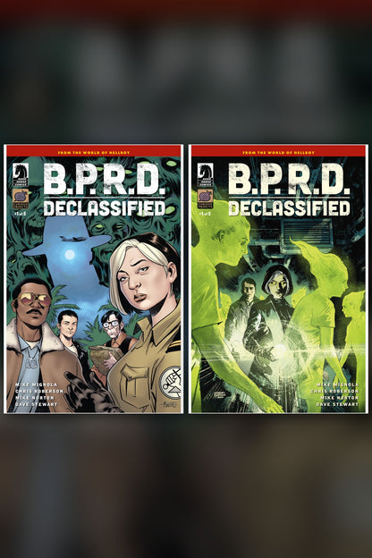 B.P.R.D: Declassified #1 cover collage