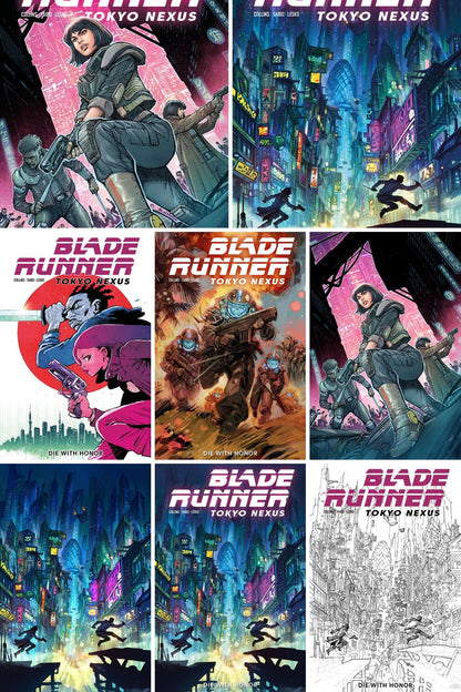 Blade Runner: Tokyo Nexus - Die With Honor #1 cover collage
