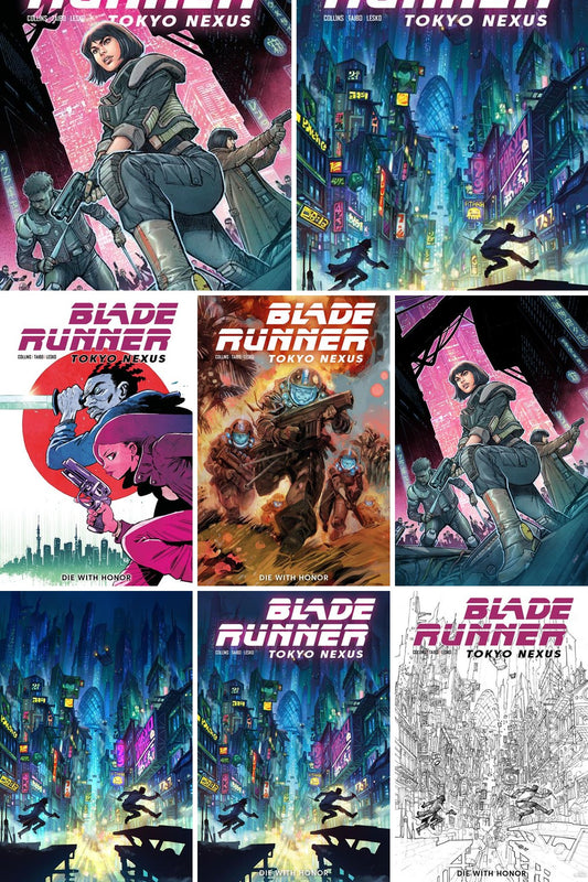 Blade Runner: Tokyo Nexus - Die With Honor #1 cover collage