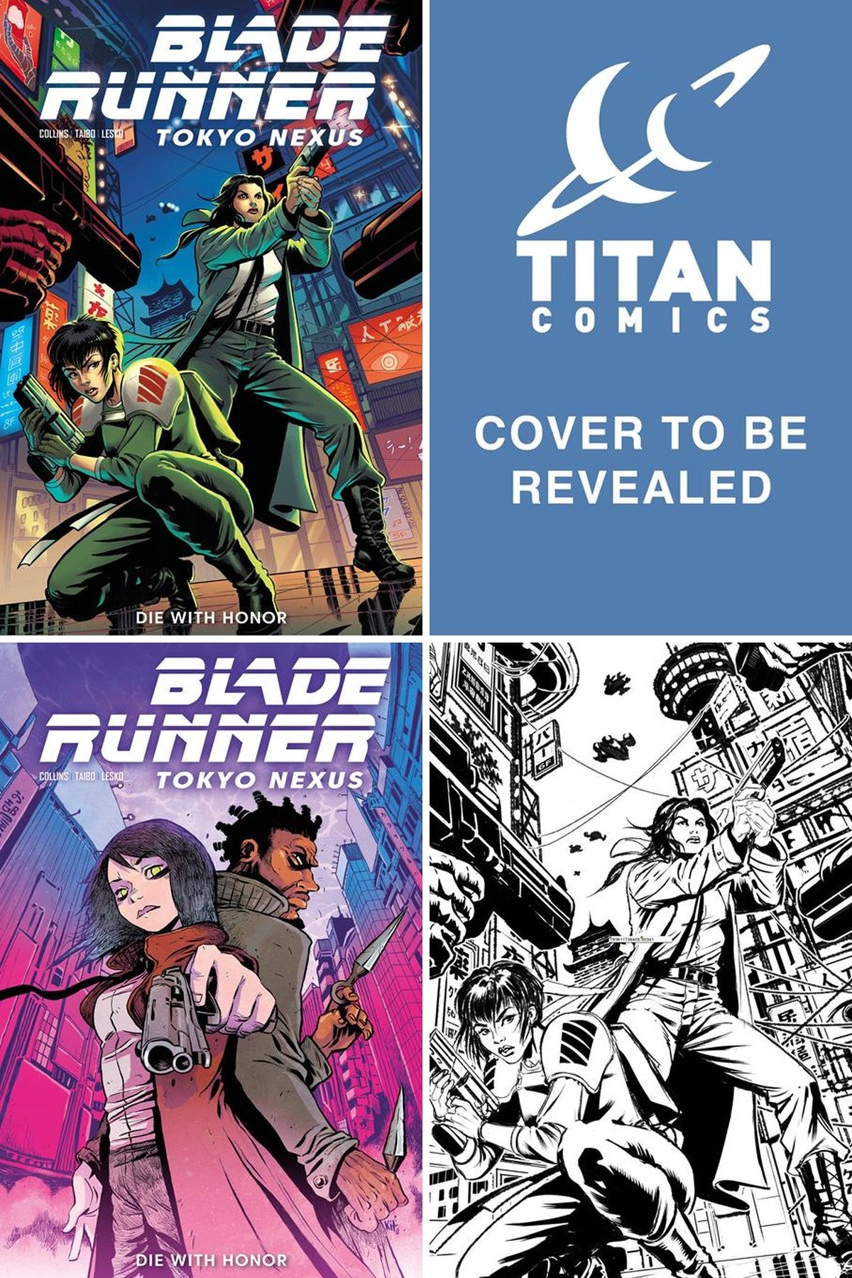 Blade Runner Tokyo Nexus Die With Honor #3 (Of 4) cover collage