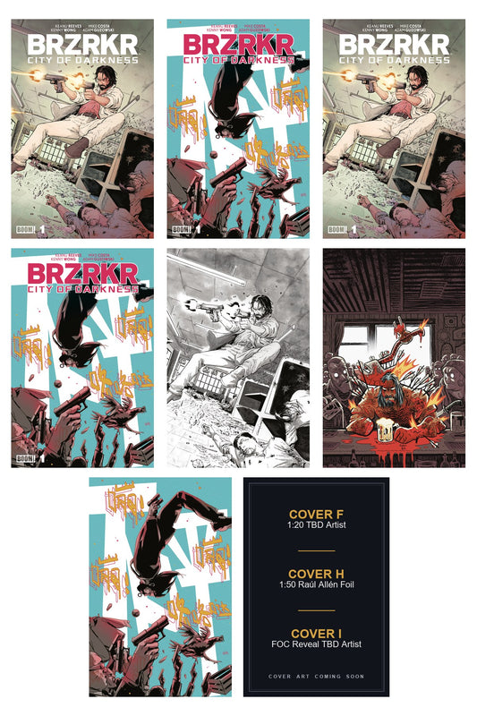 BRZRKR: City of Darkness #1 - All Covers - Covers F, H & I art coming soon