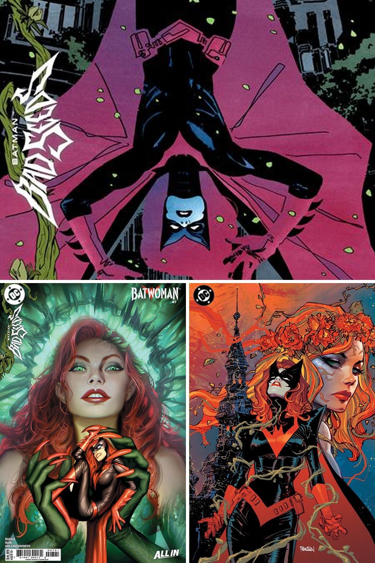 Batwoman #7 cover collage