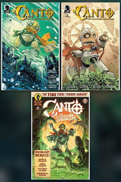 Canto: The Clockwork Chronicles #3 cover collage