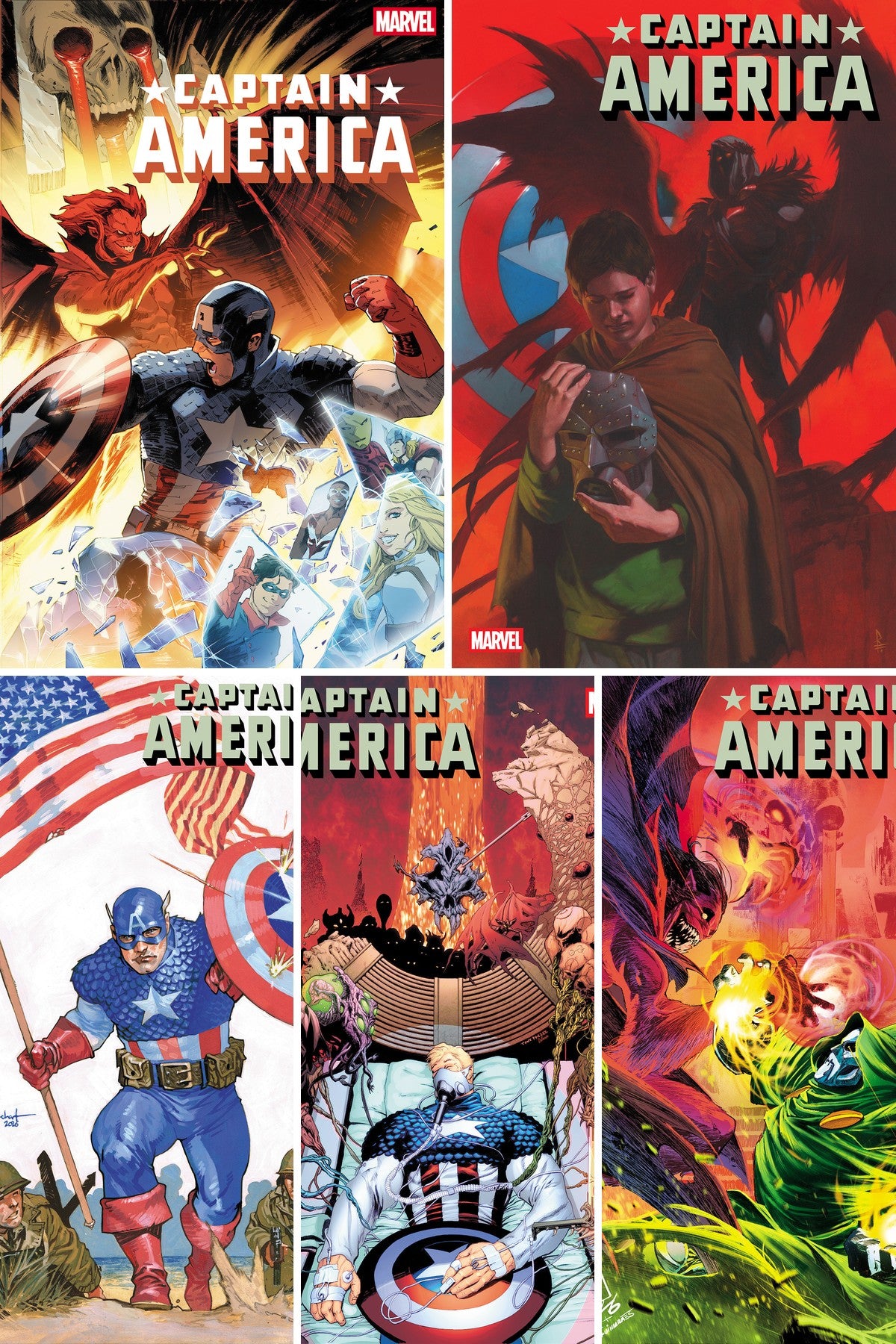 CAPTAIN AMERICA #16 cover collage