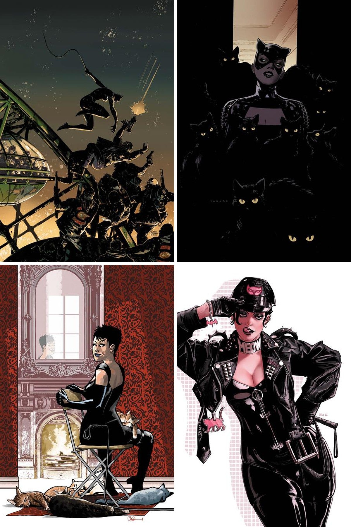 Catwoman #93 cover collage