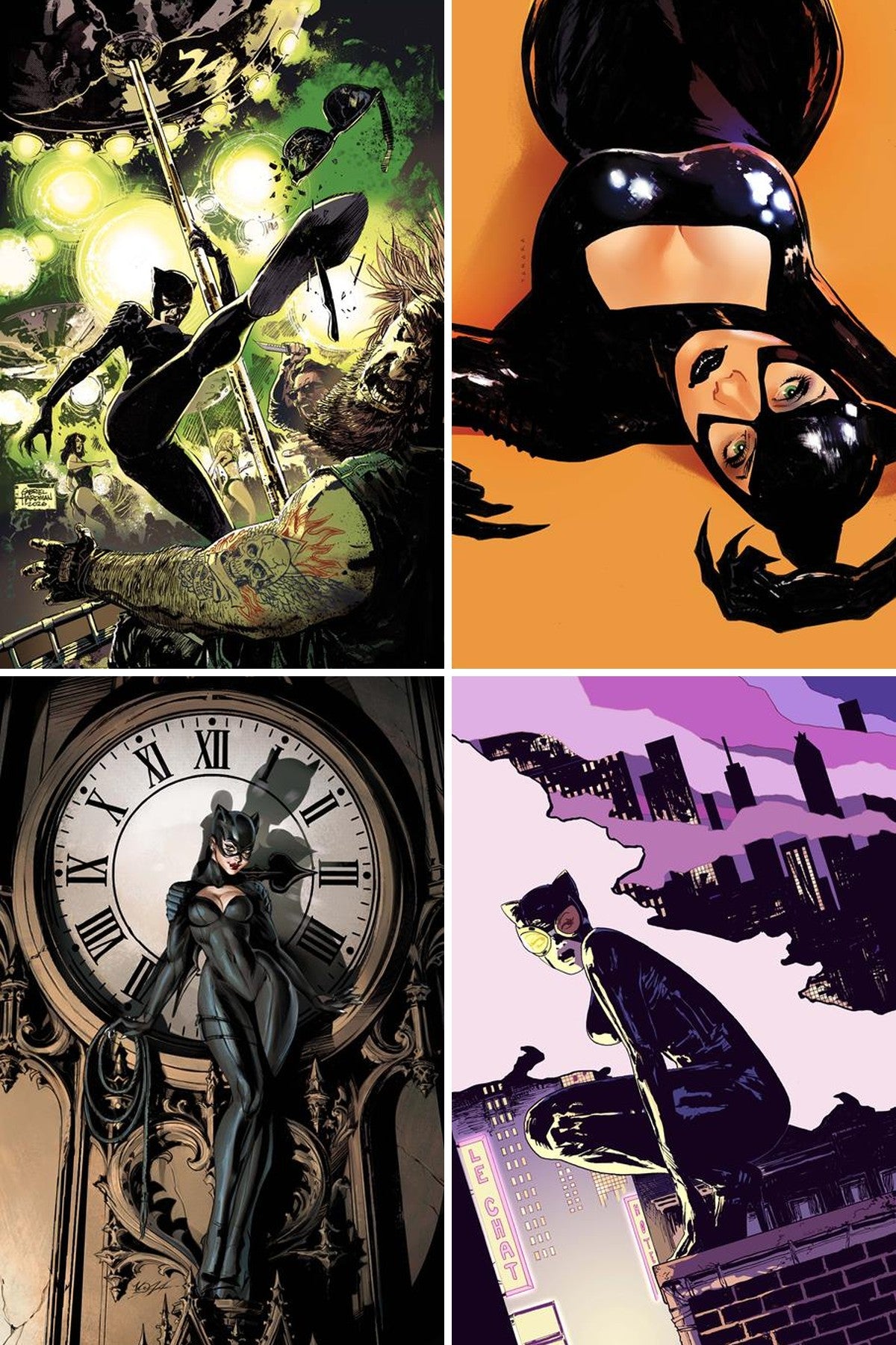 Catwoman #94 cover collage