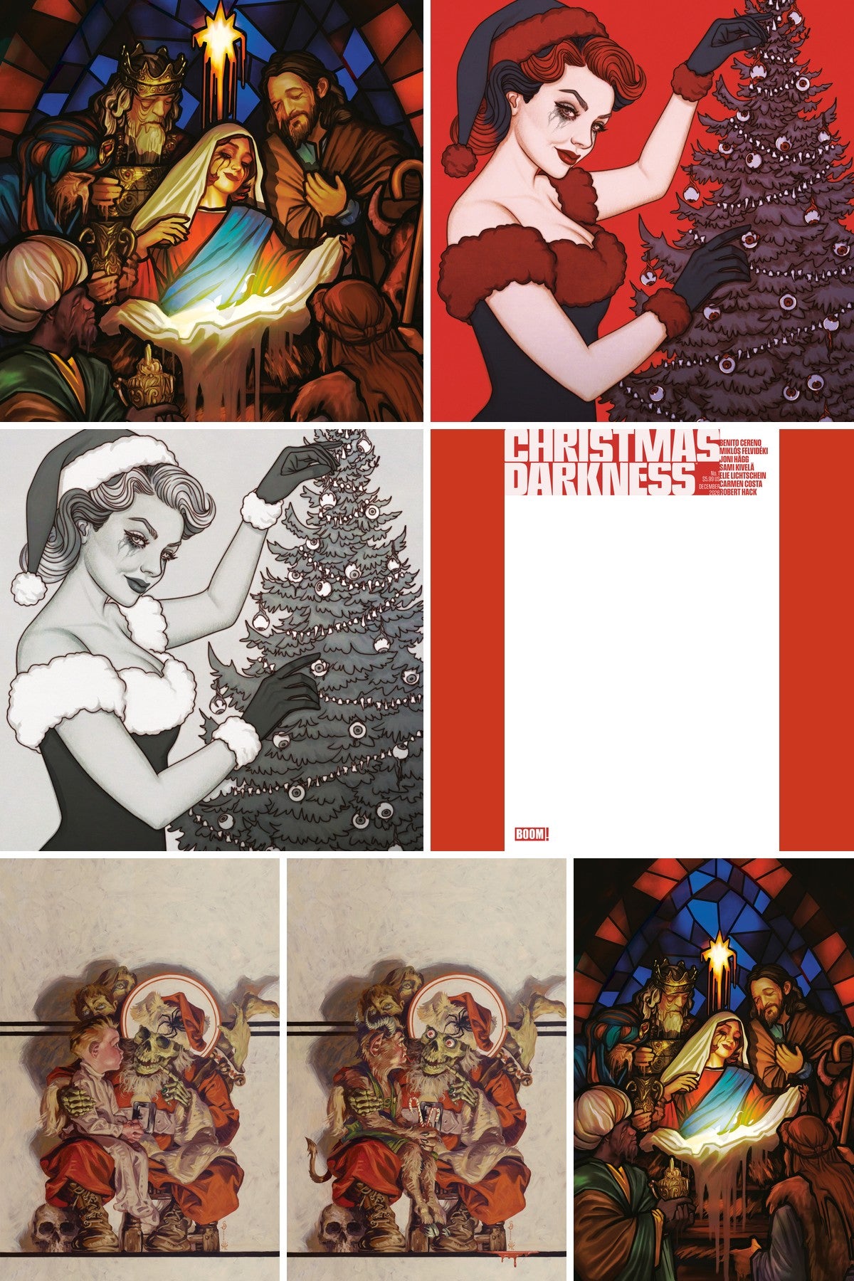 Christmas Darkness #1 cover collage