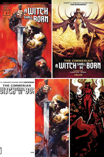 The Cimmerian: A Witch Shall Be Born #1 (Of 3) cover collage