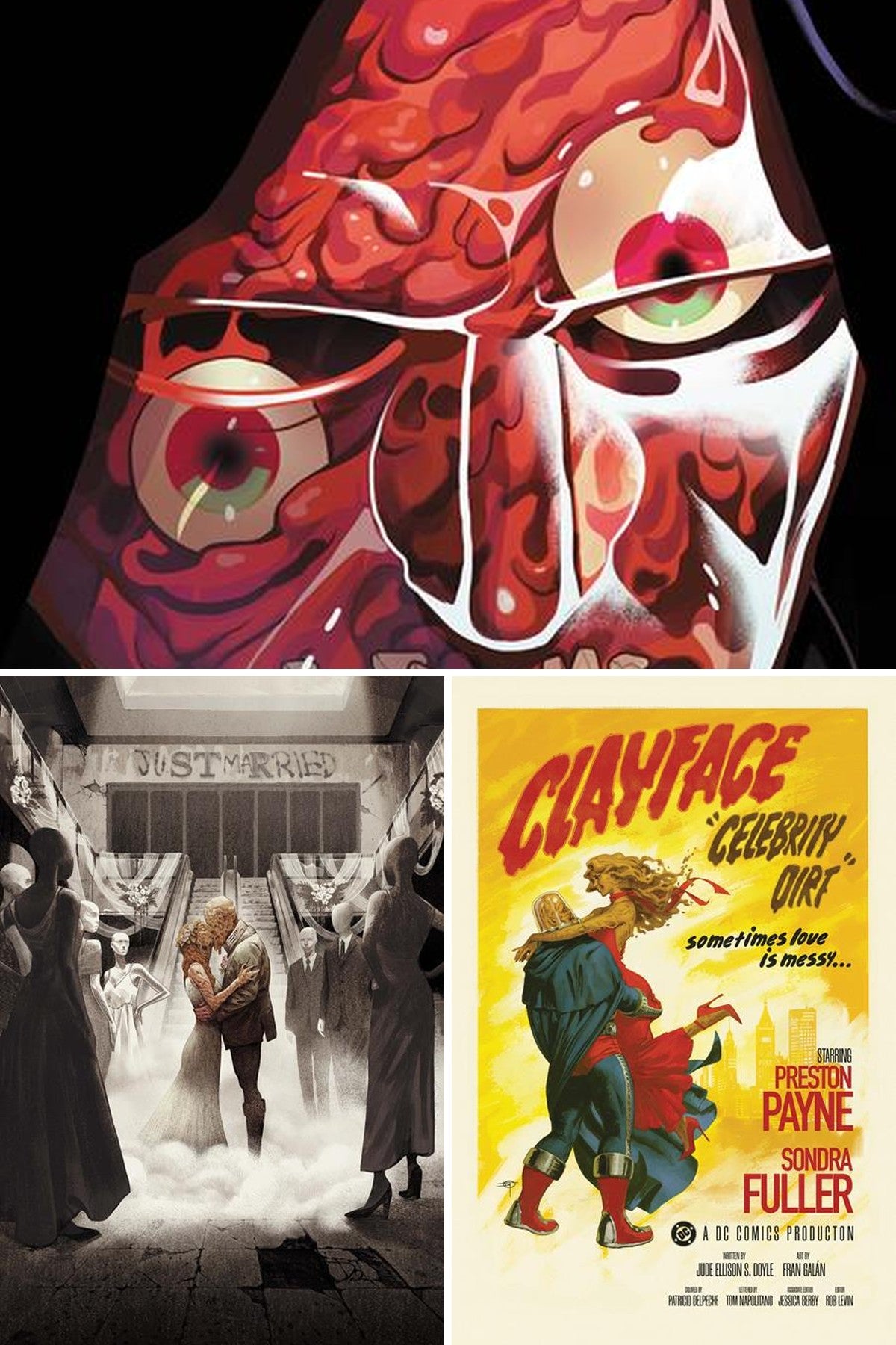 Clayface Celebrity Dirt #5 cover collage