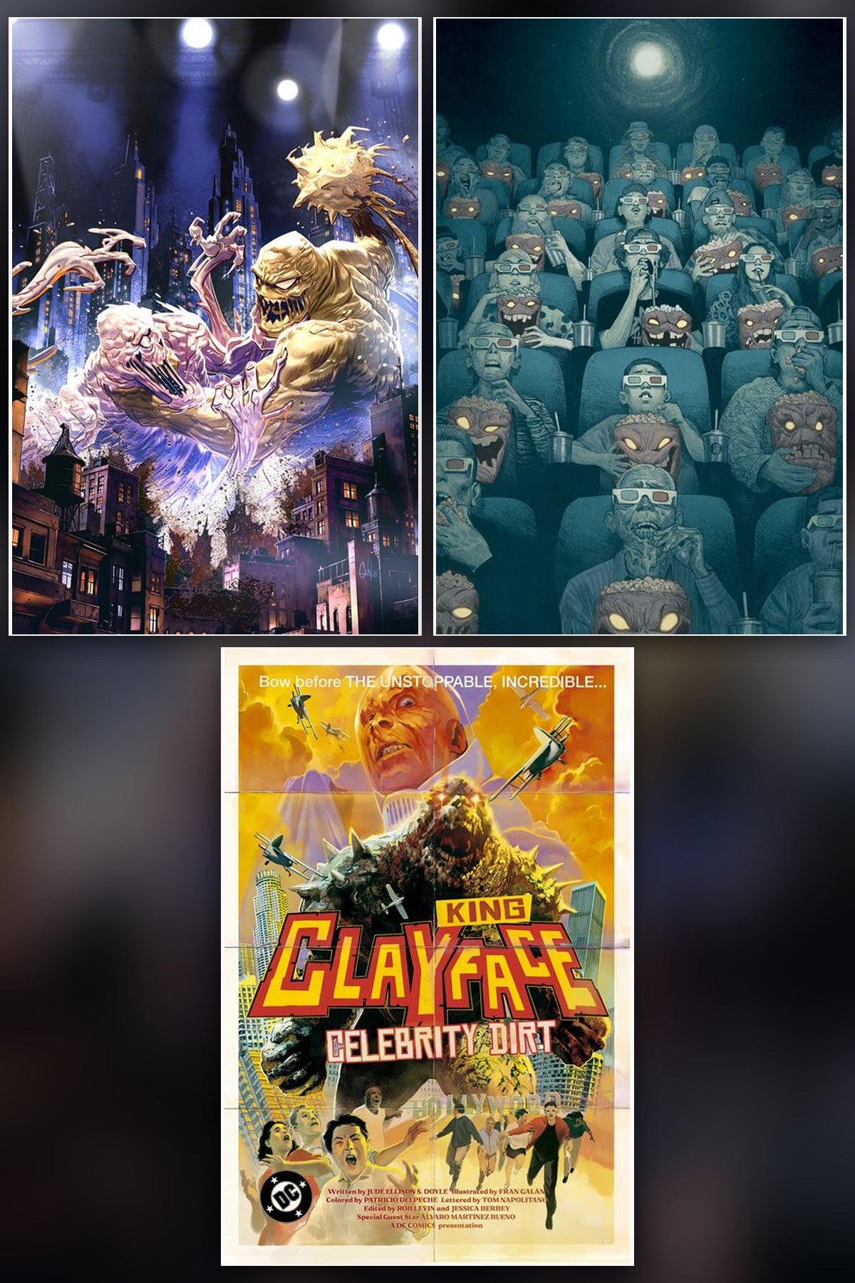 Clayface Celebrity Dirt #6 cover collage