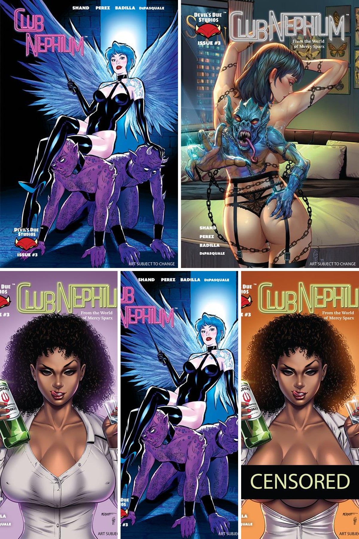 Club Nephilim #3 cover collage