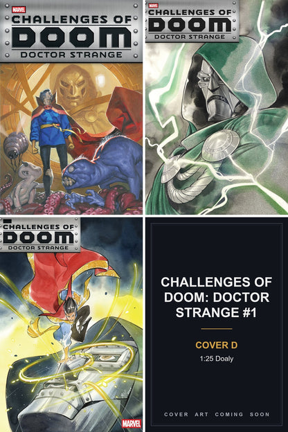 Challenges of Doom: Doctor Strange #1 cover collage — Cover D art coming soon