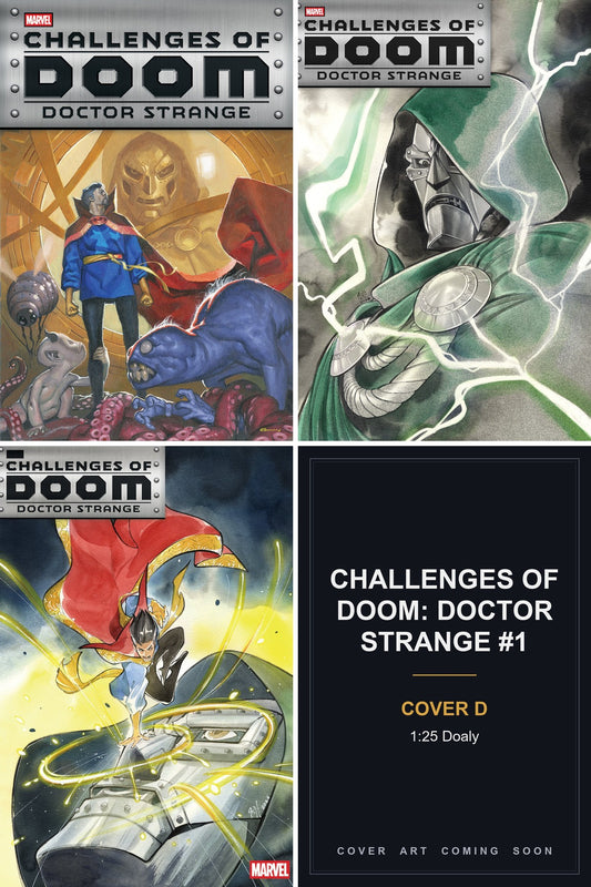 Challenges of Doom: Doctor Strange #1 cover collage — Cover D art coming soon