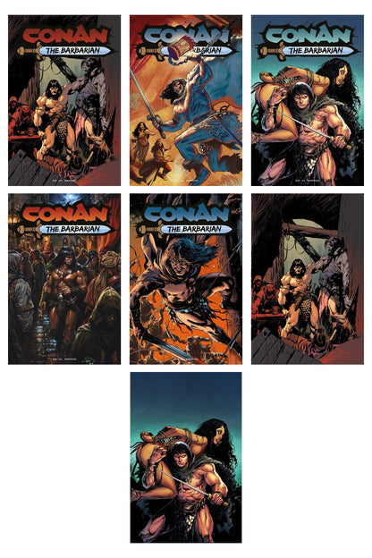 Conan The Barbarian #37 - Cover Bundle (A-G, 7 Books)