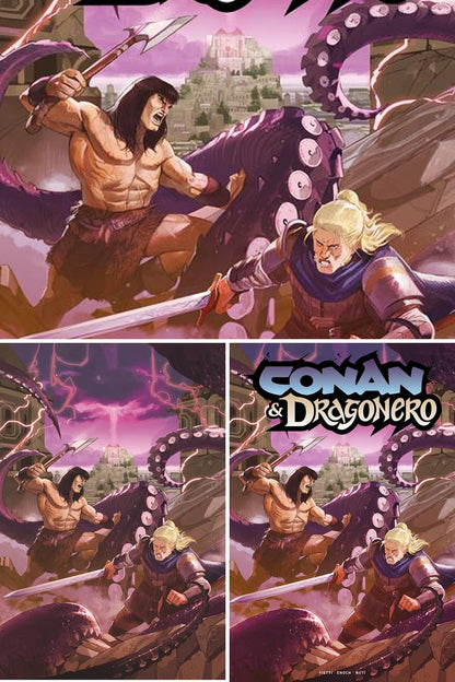 Conan & Dragonero #7 (Of 7) cover collage