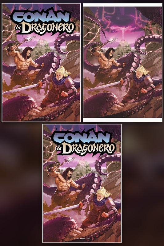 Conan & Dragonero #7 (Of 7) cover collage