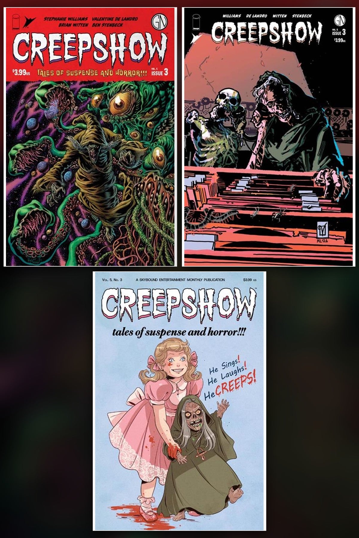 Creepshow Vol 05 #3 (Of 5) cover collage