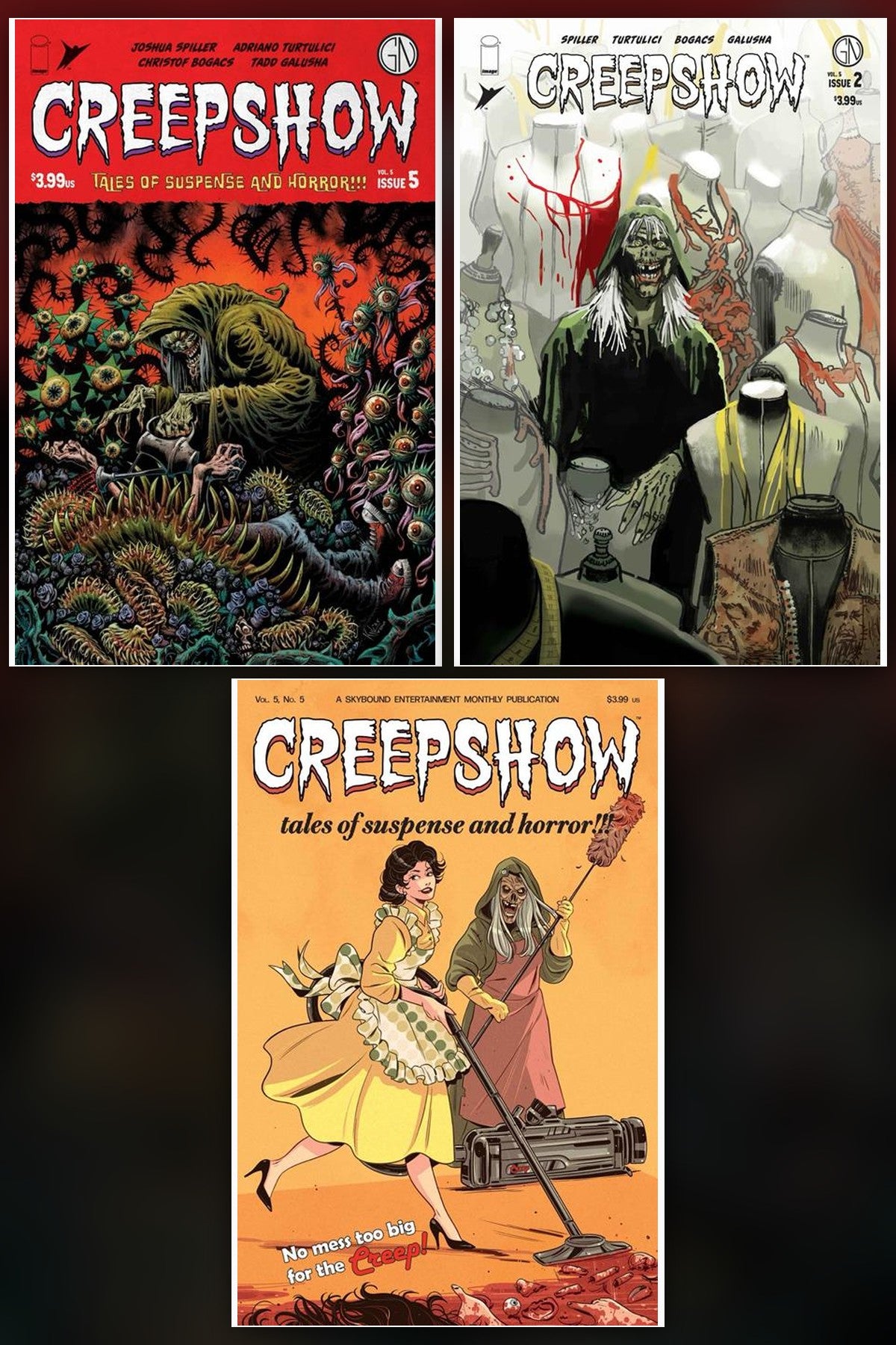 Creepshow Vol 05 #5 (Of 5) cover collage