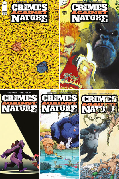 Crimes Against Nature #1 cover collage