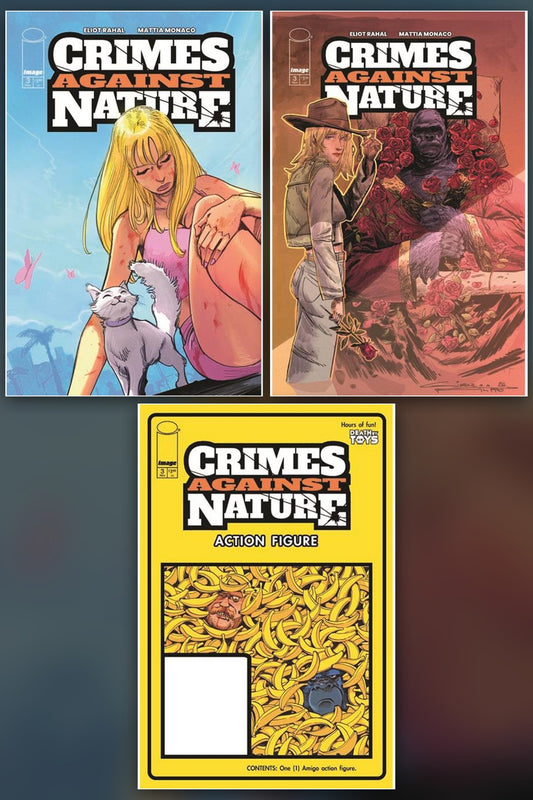 Crimes Against Nature #3 cover collage