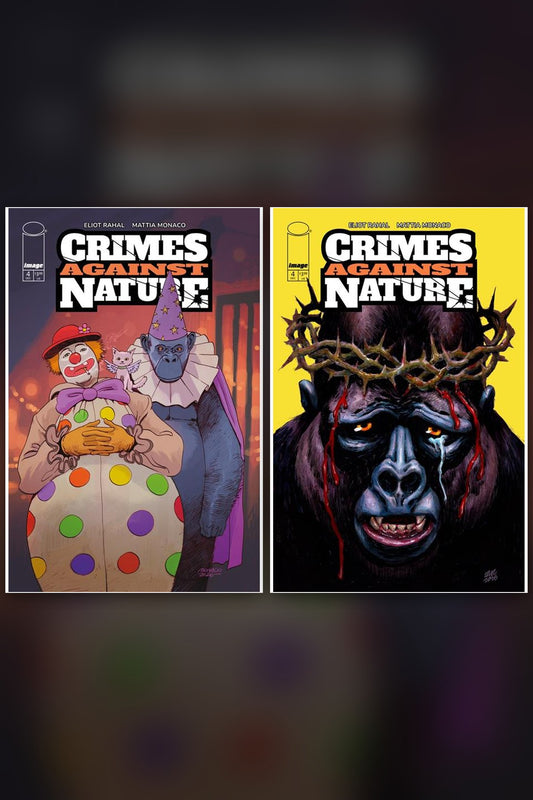 Crimes Against Nature #4 cover collage