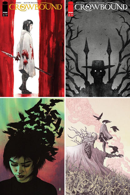 Crowbound #4 cover collage
