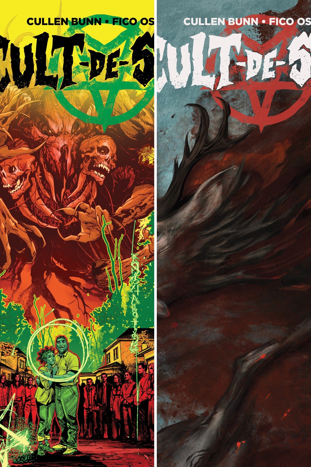 Cult-de-Sac #3 cover collage