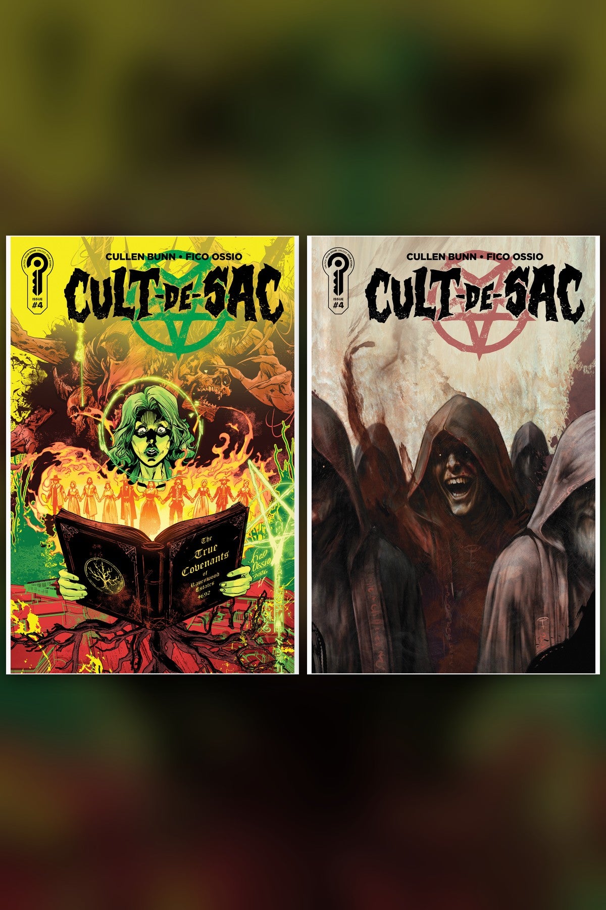 Cult-de-Sac #4 cover collage
