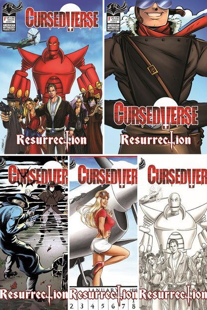 Cursedverse: Resurrection #1 cover collage