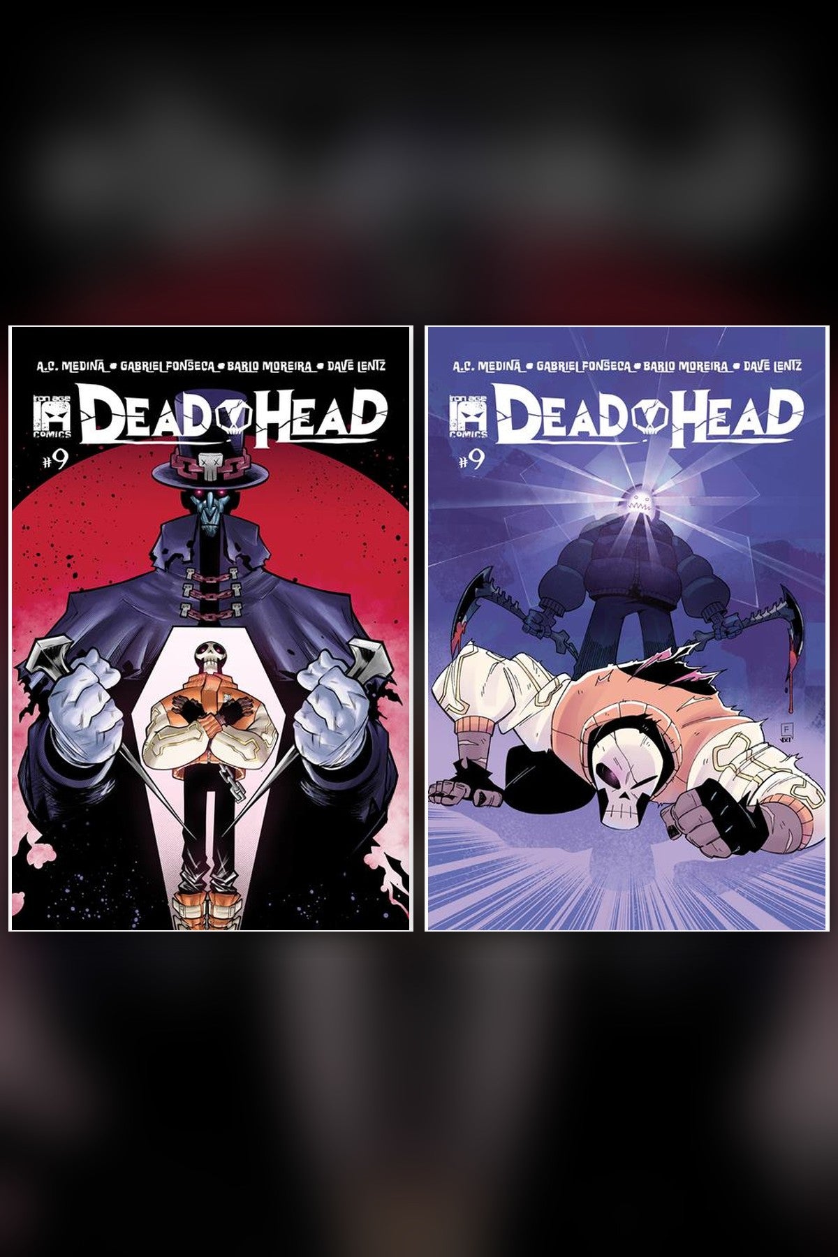 Dead Head #9 (Of 12) cover collage