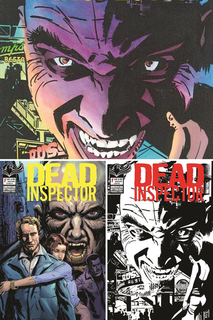 Dead Inspector #1 (Of 2) cover collage