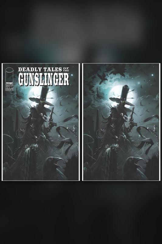 Deadly Tales of the Gunslinger Spawn #21 cover collage