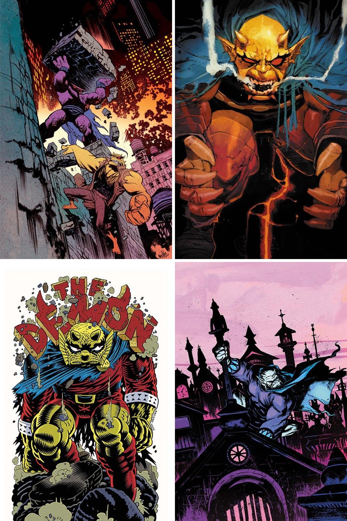 Demon #2 cover collage