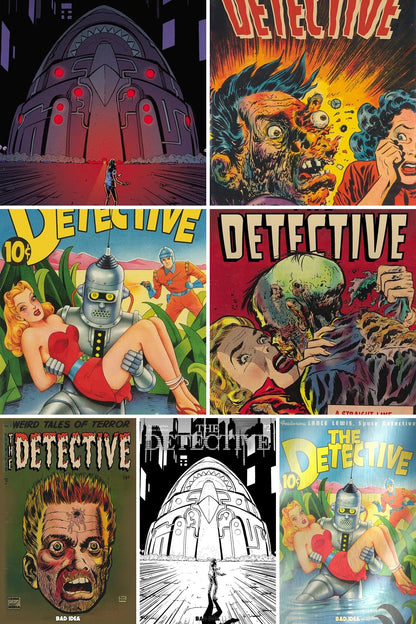 Detective #2 (Of 2) cover collage