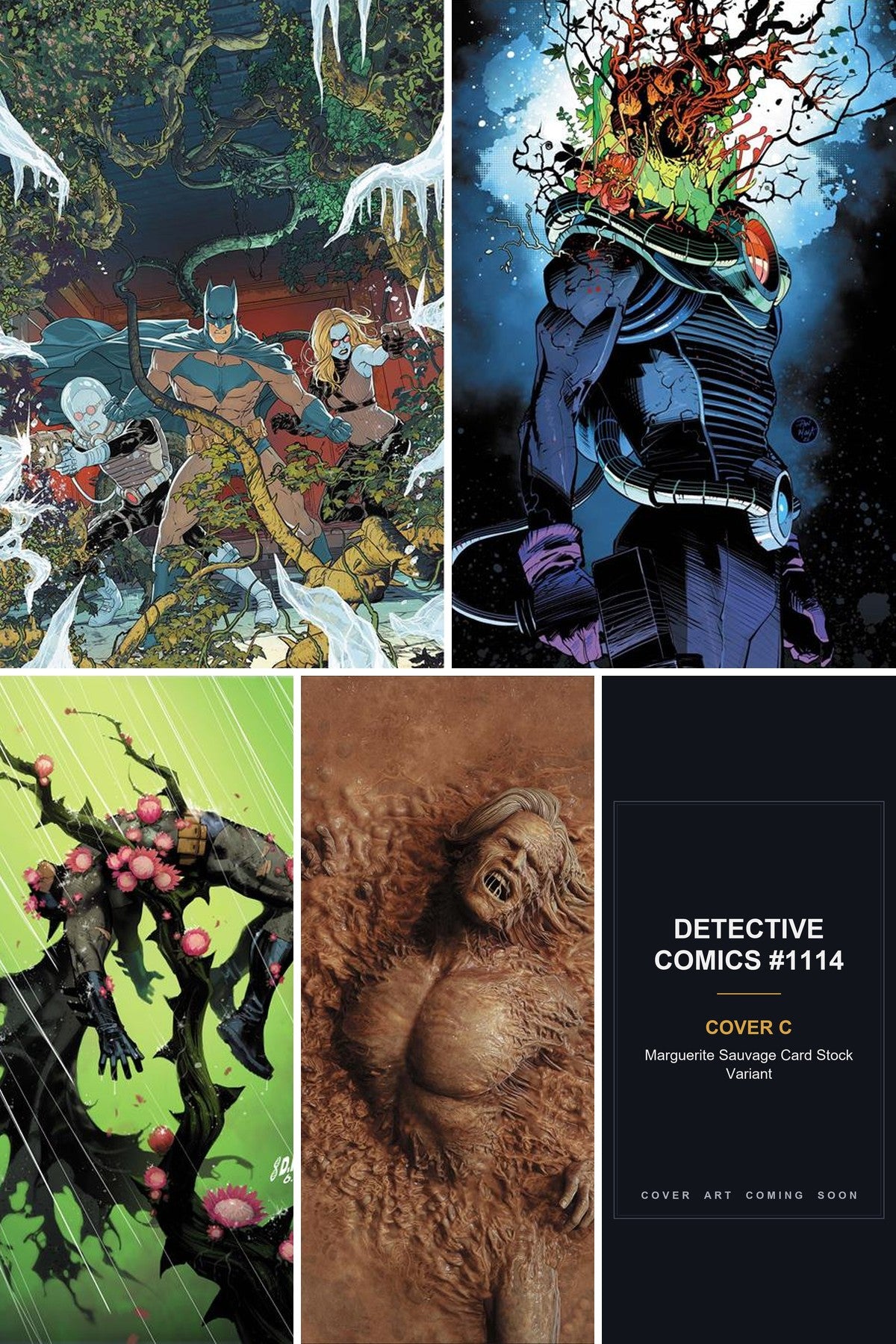 Detective Comics #1114 cover collage - Cover C art coming soon