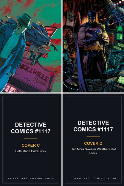 Detective Comics #1117 cover collage - Covers C & D art coming soon