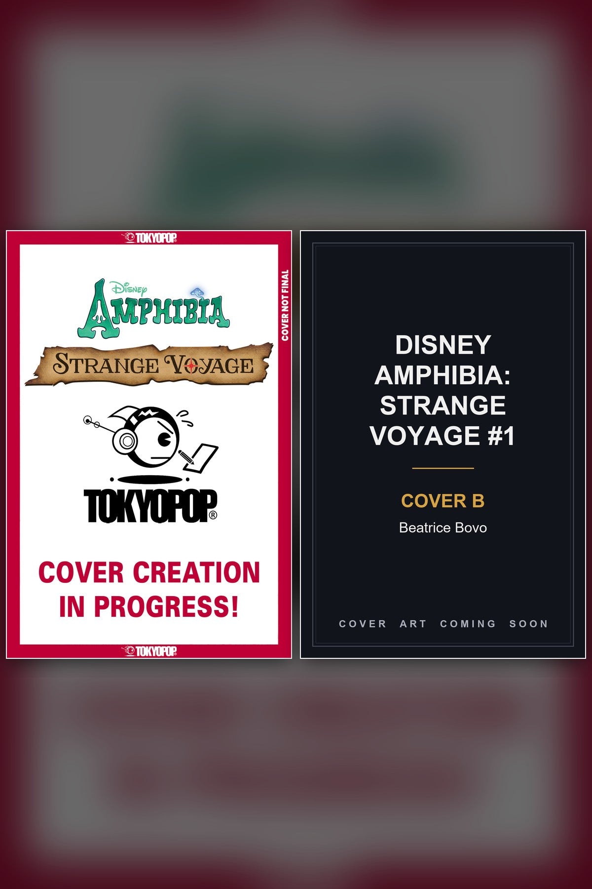 Disney Amphibia: Strange Voyage #1 cover collage - Cover B art coming soon