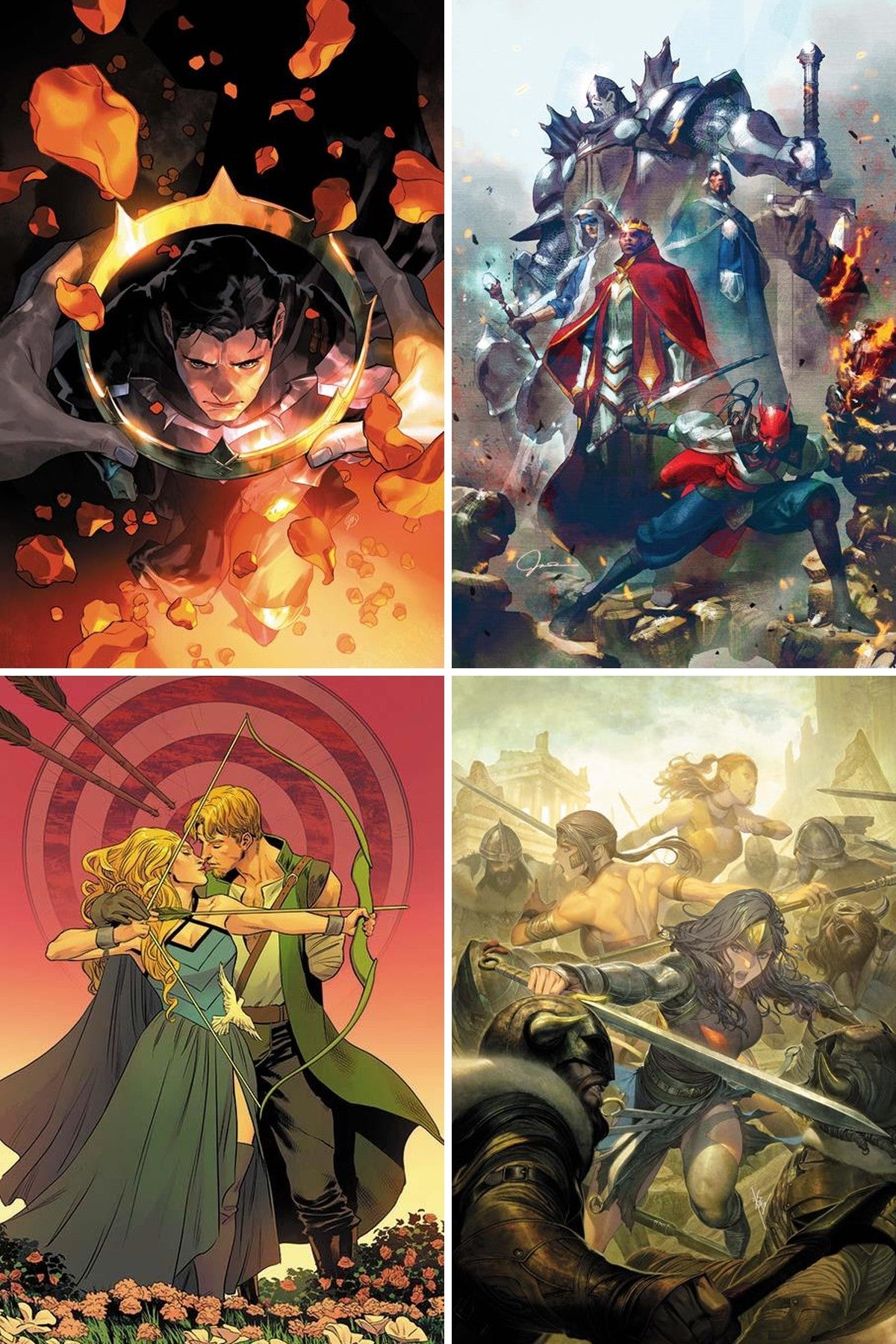 Dark Knights of Steel II #5 cover collage