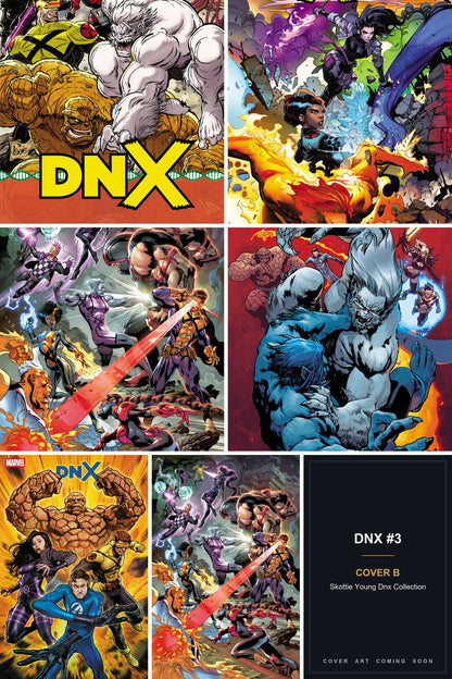 DNX #3 cover collage - Cover B art coming soon