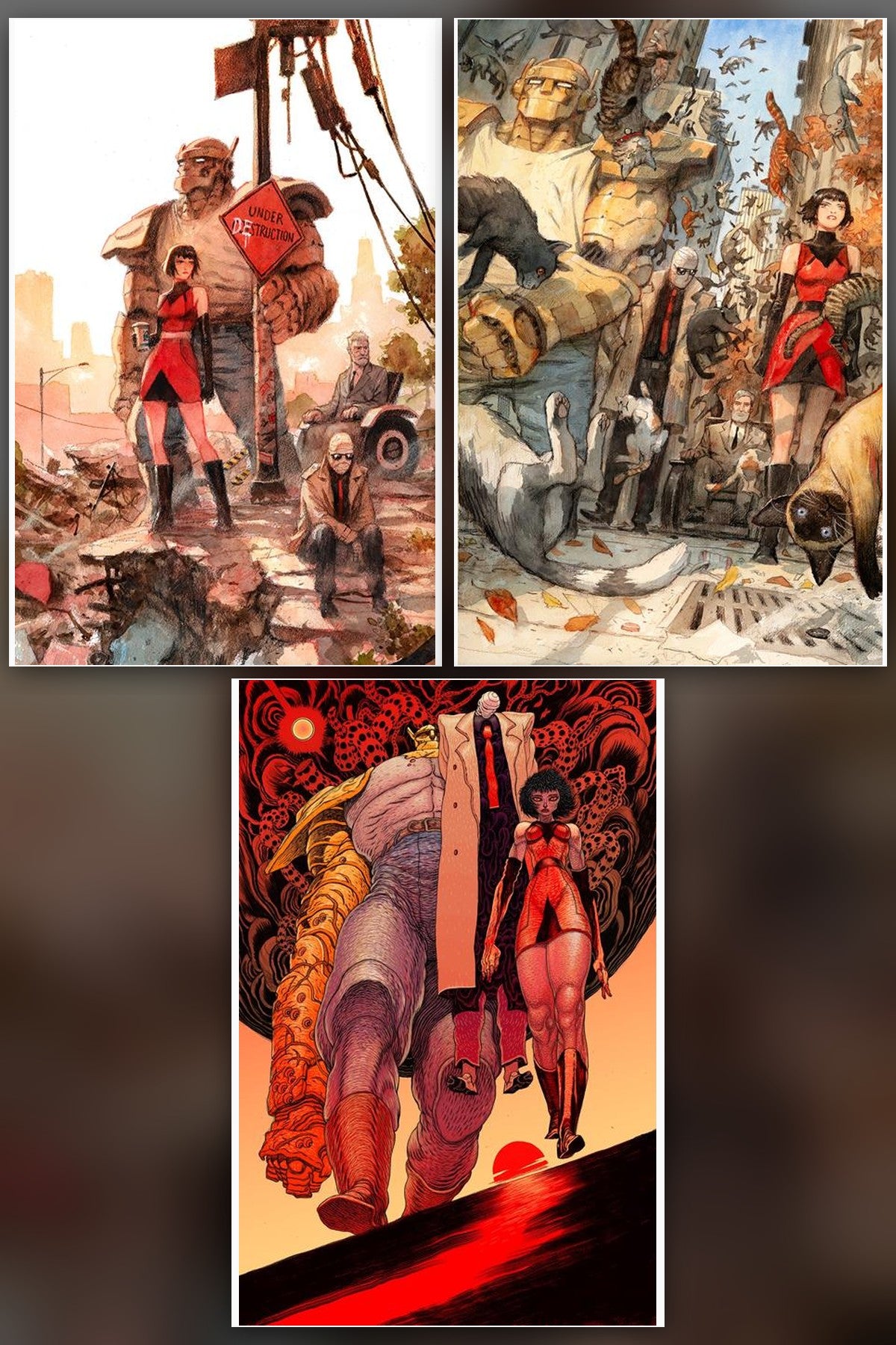 Doom Patrol #1 2nd Printing cover collage