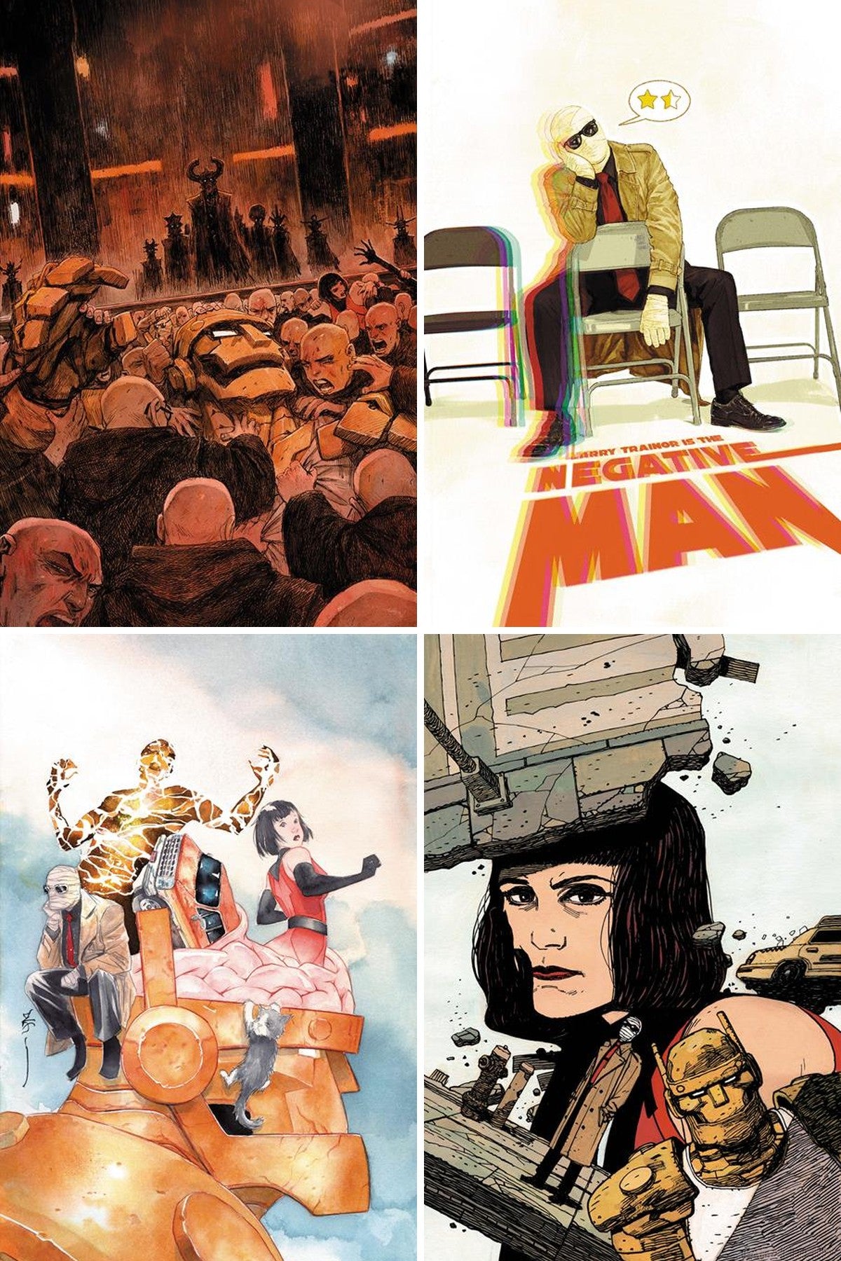 Doom Patrol #3 cover collage